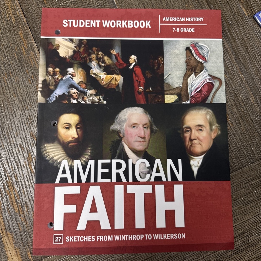 American Faith Student‎ Workbook America History 7-8 Grade 27 Sketches